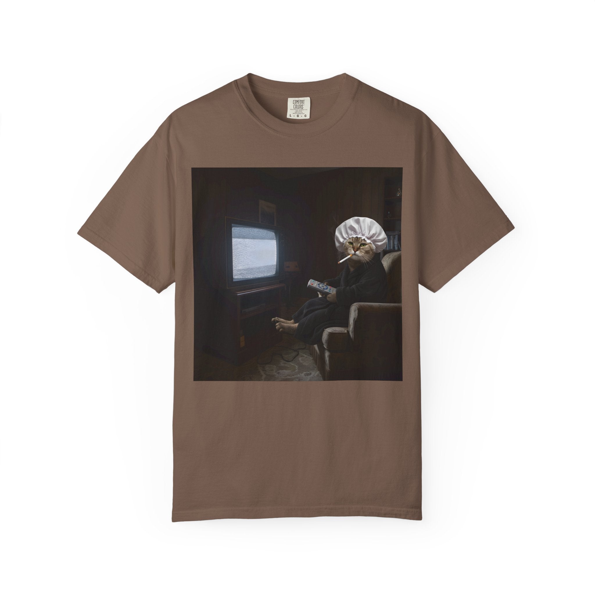 Fed Up Cat Retro Boredom Humor [Comfort Colors]