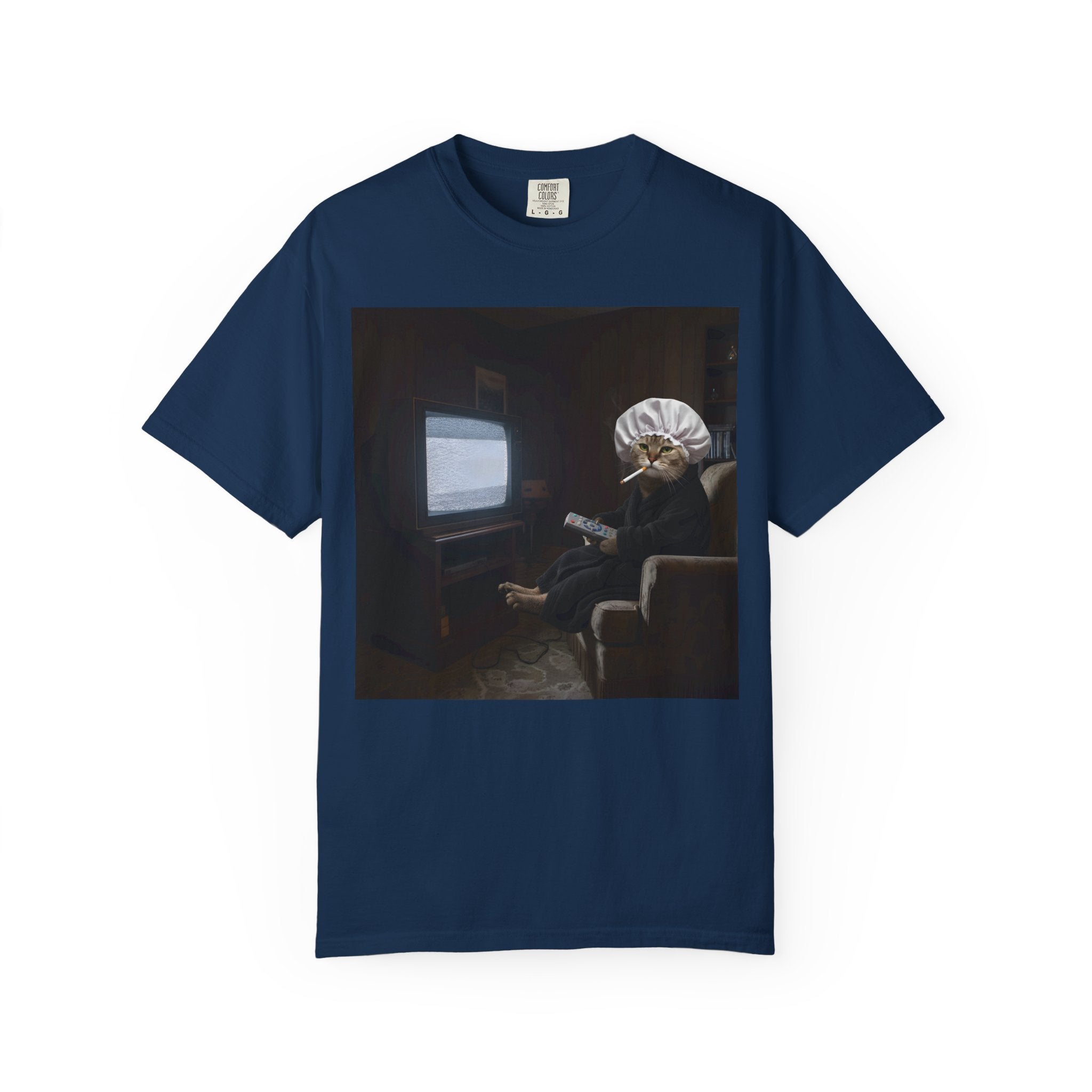 Fed Up Cat Retro Boredom Humor [Comfort Colors]