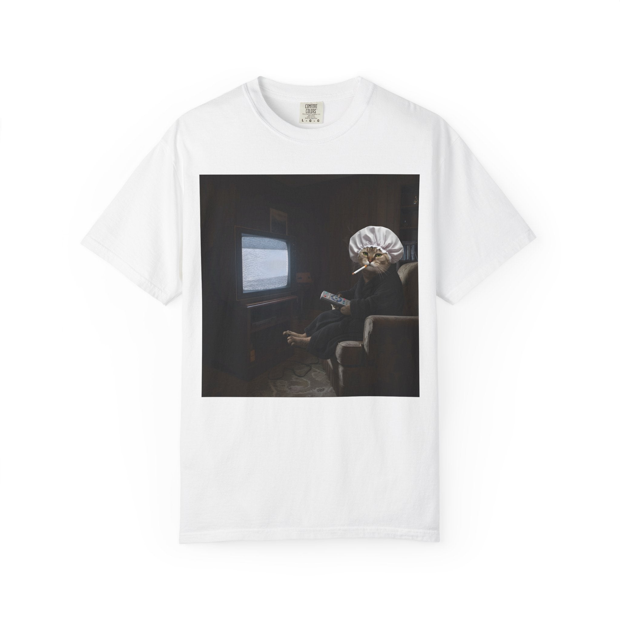 Fed Up Cat Retro Boredom Humor [Comfort Colors]