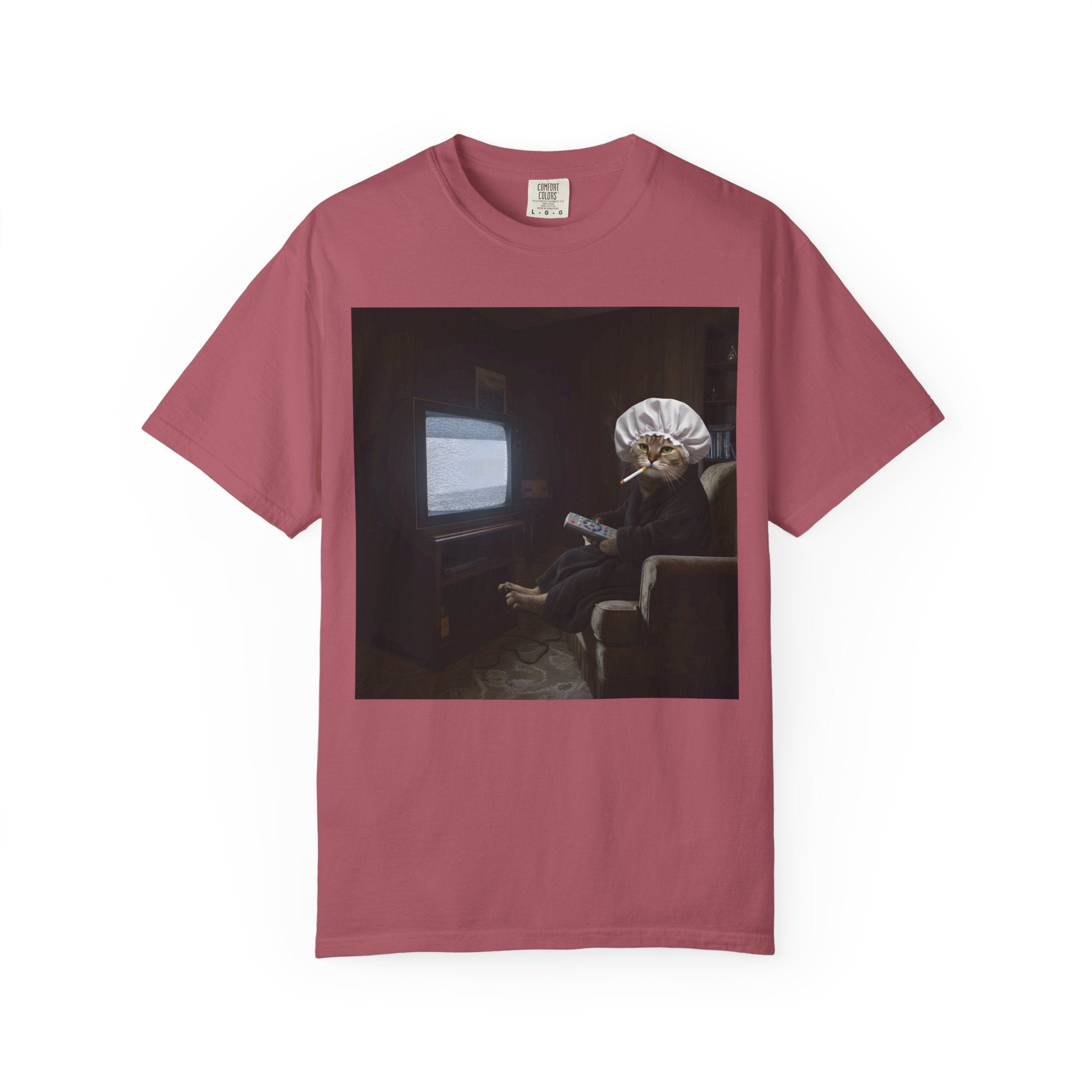 Fed Up Cat Retro Boredom Humor [Comfort Colors]