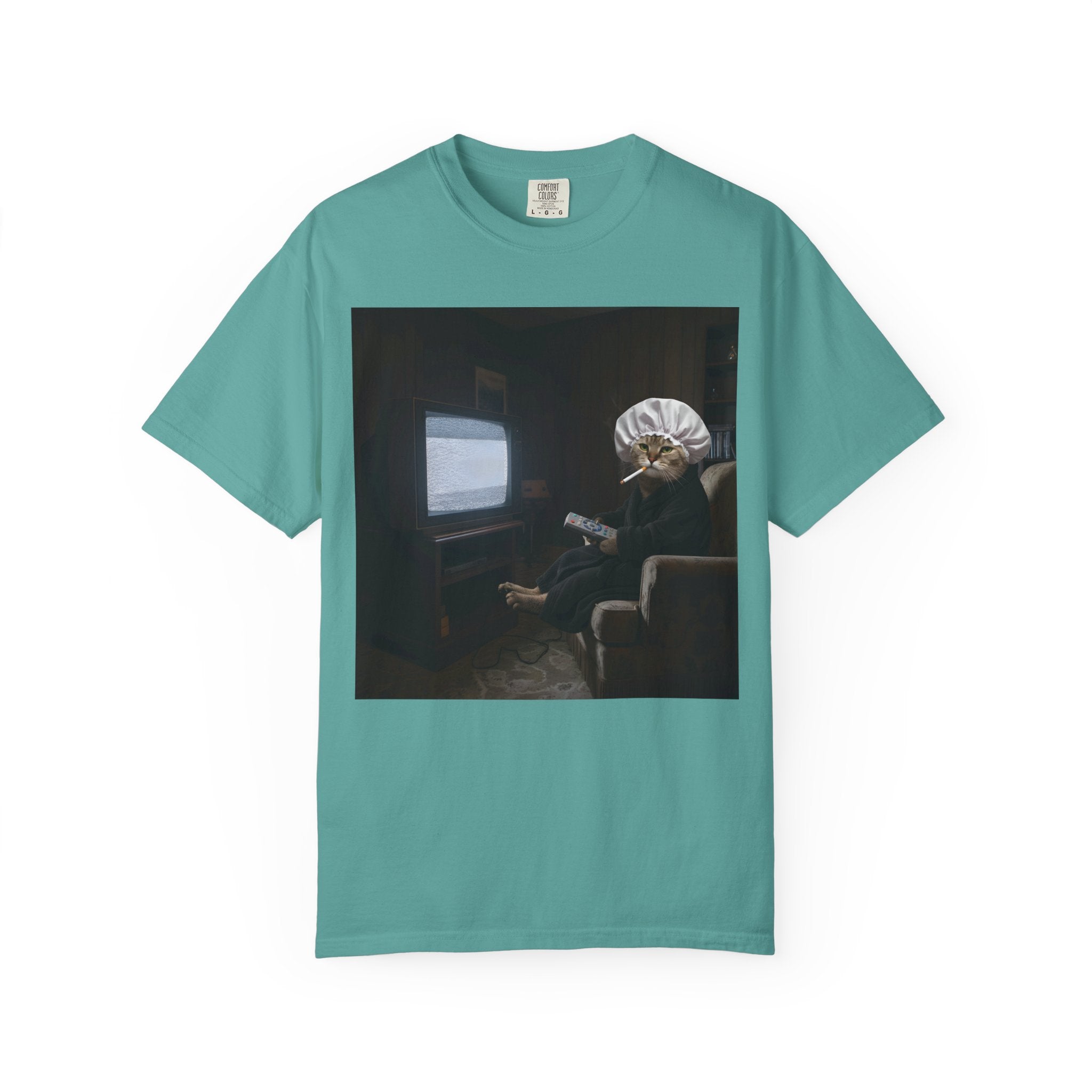 Fed Up Cat Retro Boredom Humor [Comfort Colors]