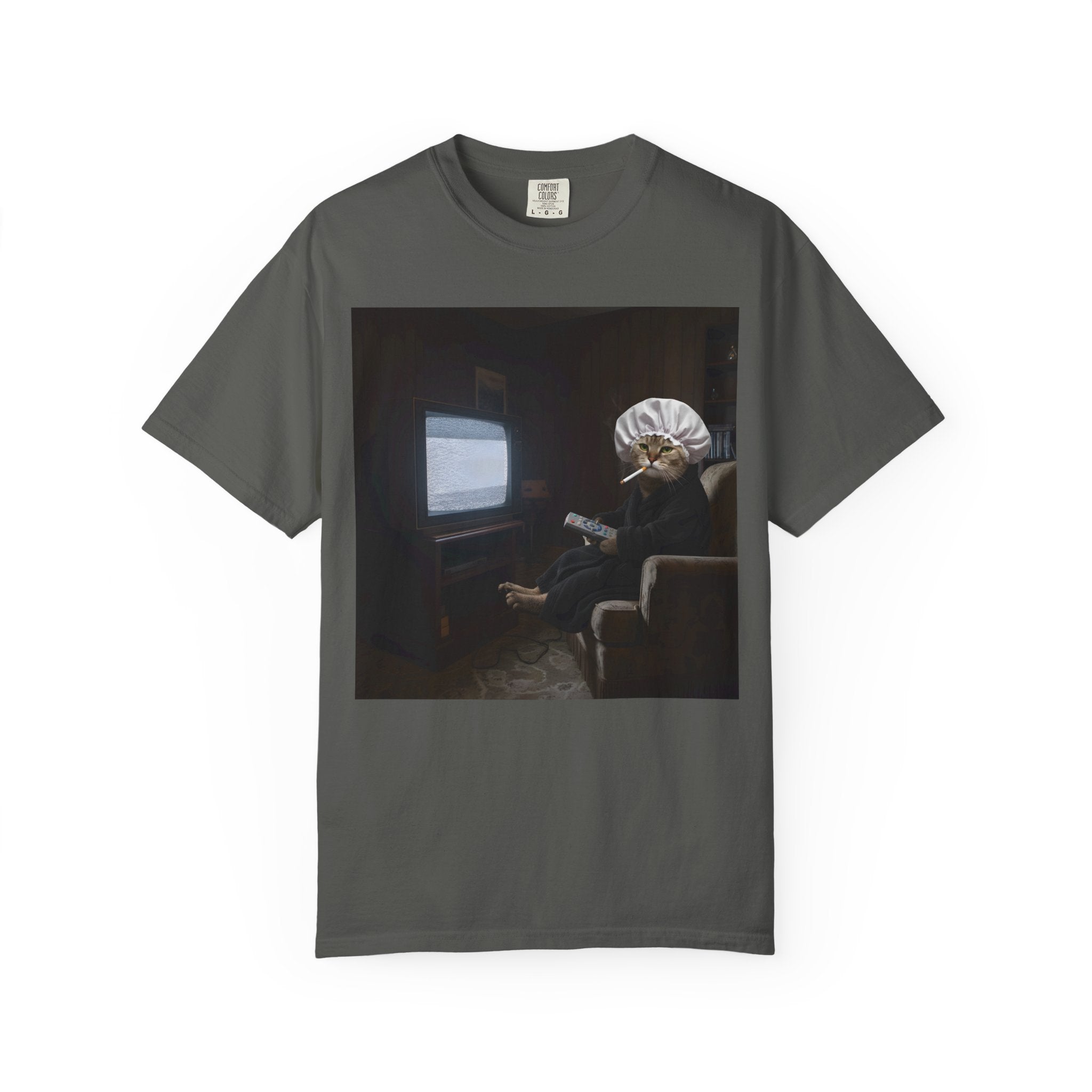 Fed Up Cat Retro Boredom Humor [Comfort Colors]