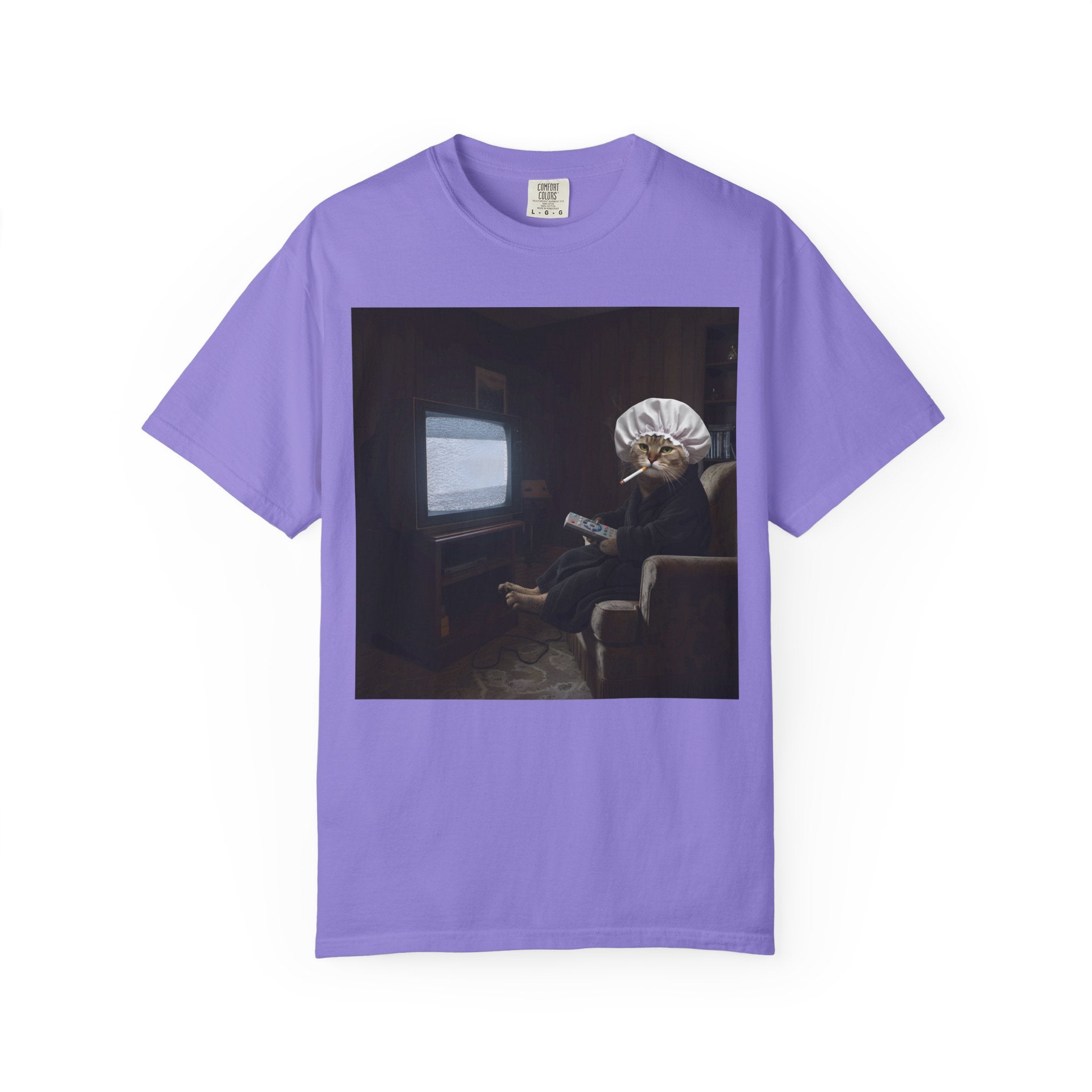 Fed Up Cat Retro Boredom Humor [Comfort Colors]