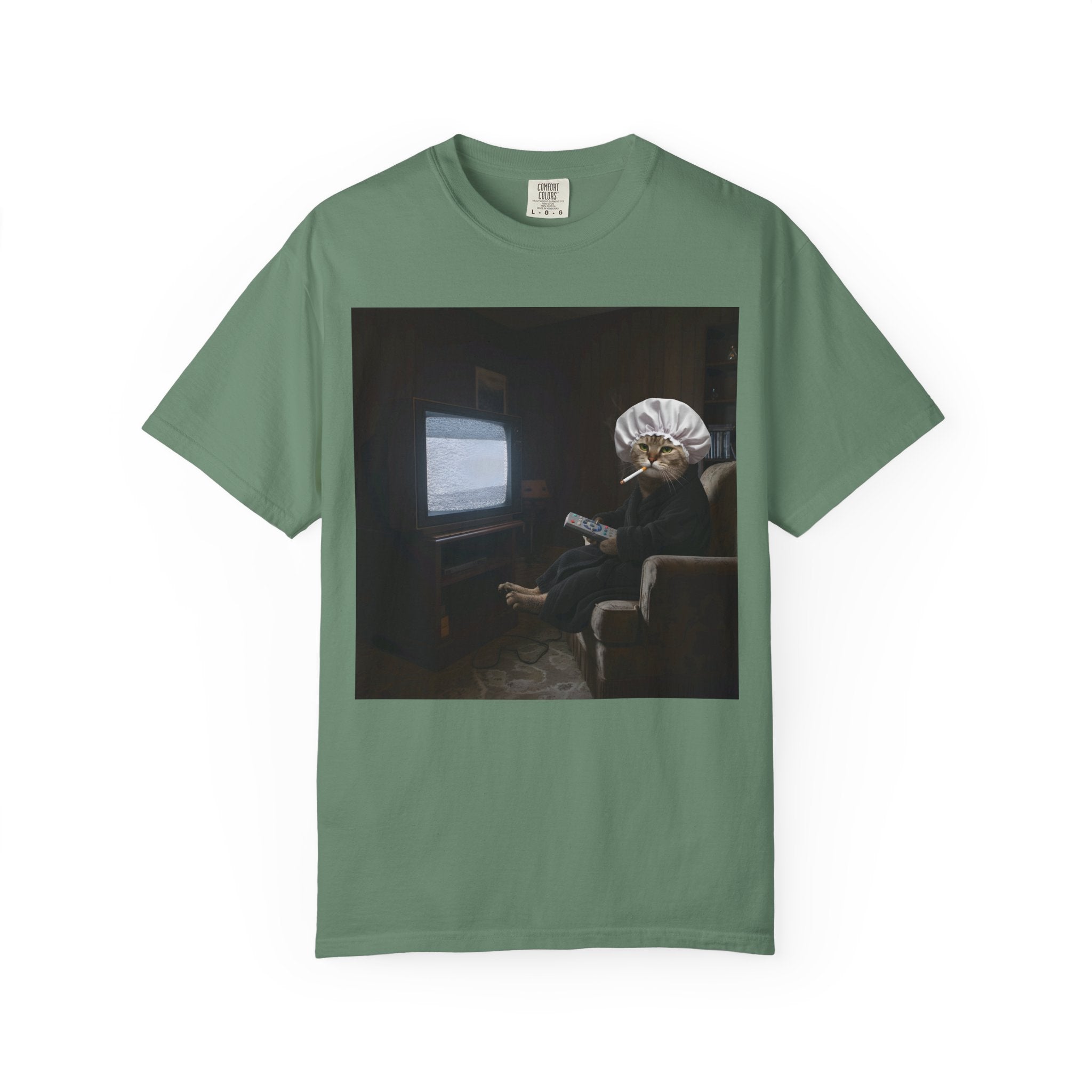 Fed Up Cat Retro Boredom Humor [Comfort Colors]