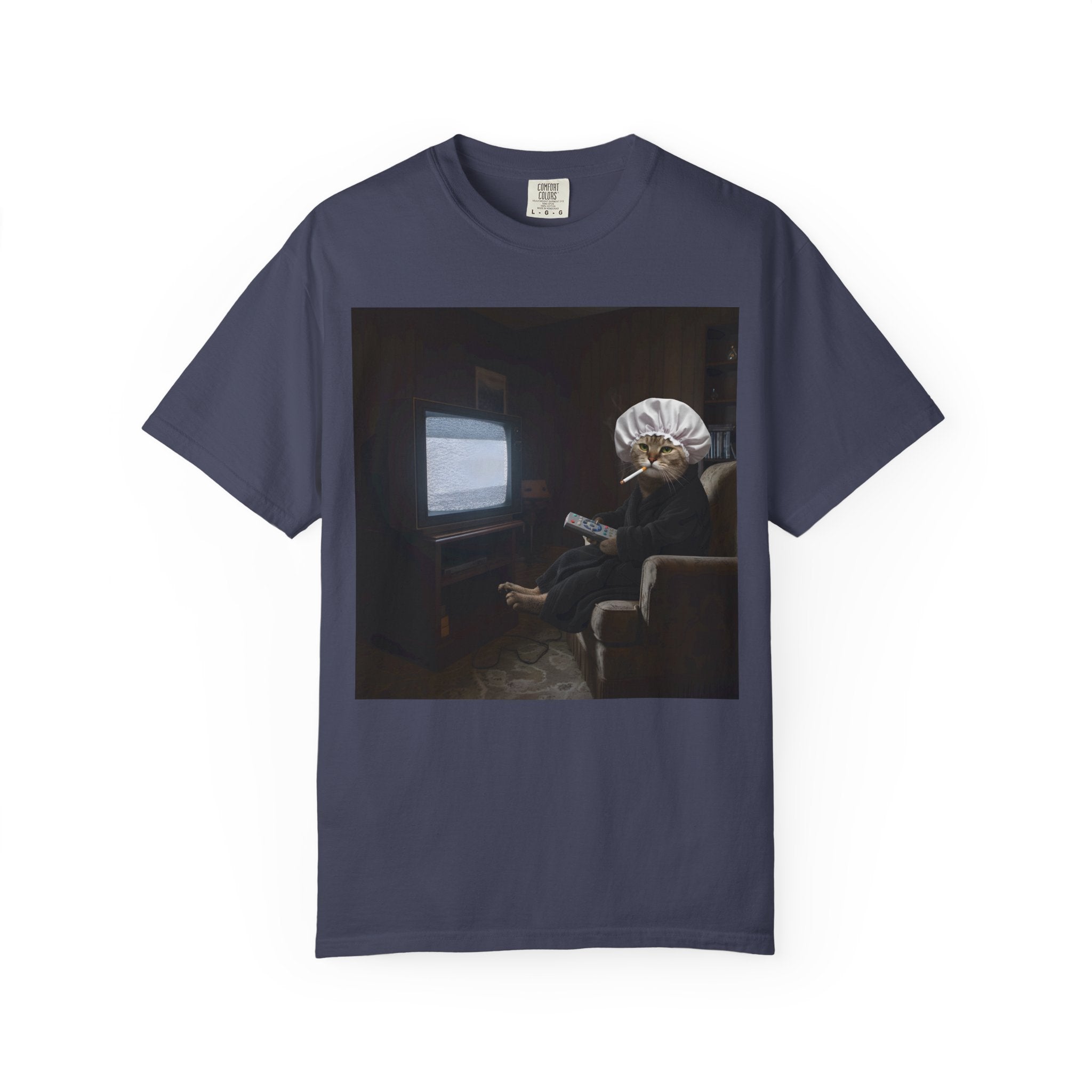 Fed Up Cat Retro Boredom Humor [Comfort Colors]