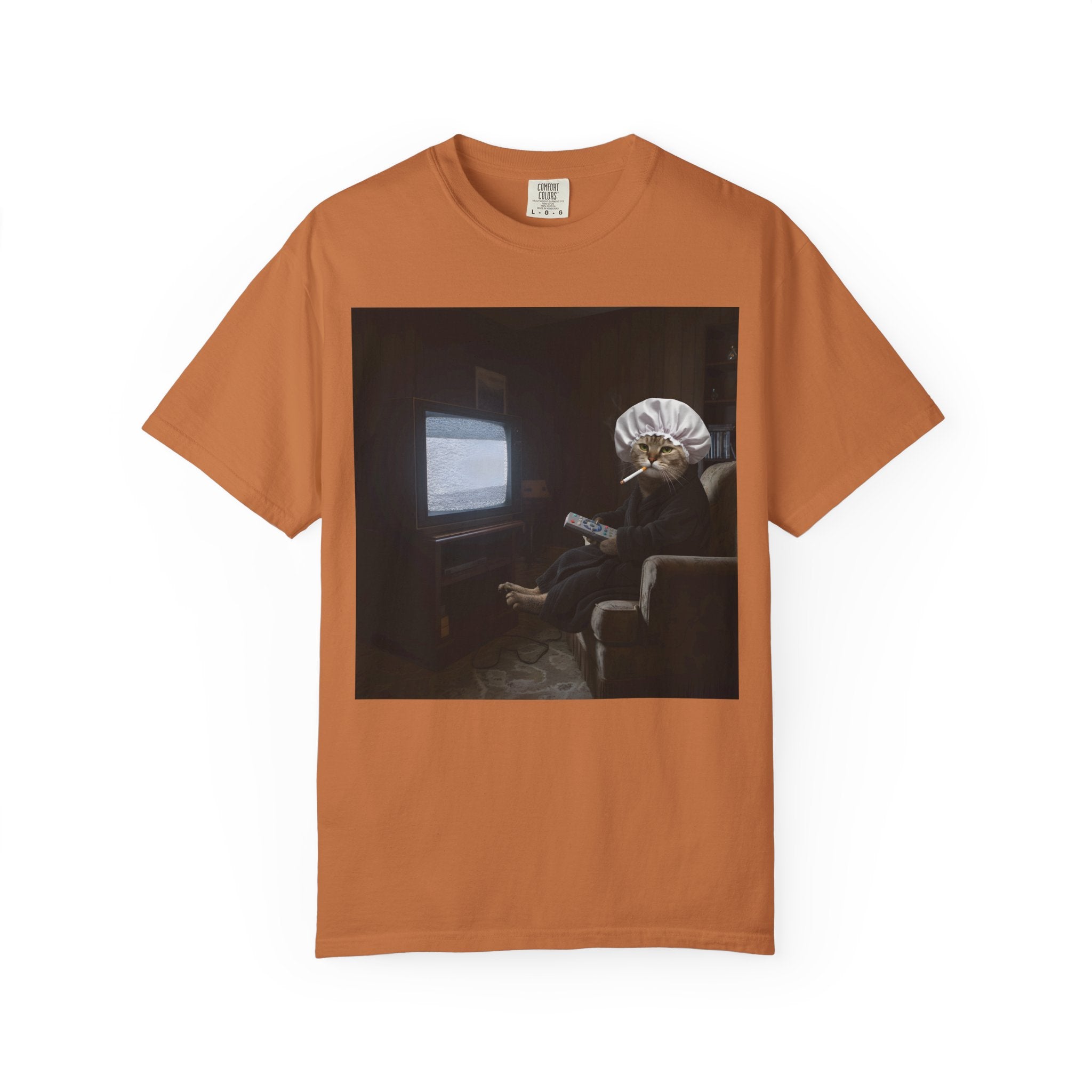 Fed Up Cat Retro Boredom Humor [Comfort Colors]