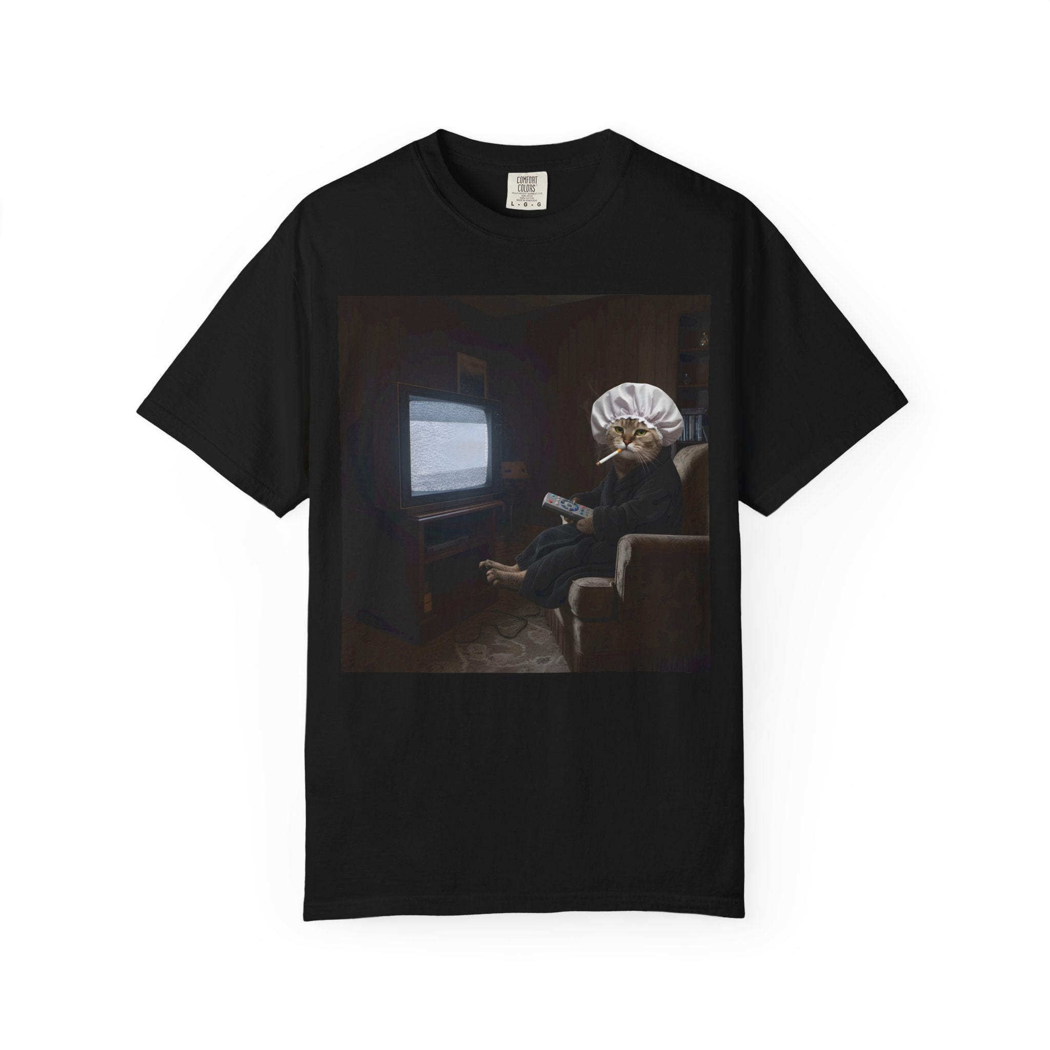 Fed Up Cat Retro Boredom Humor [Comfort Colors]